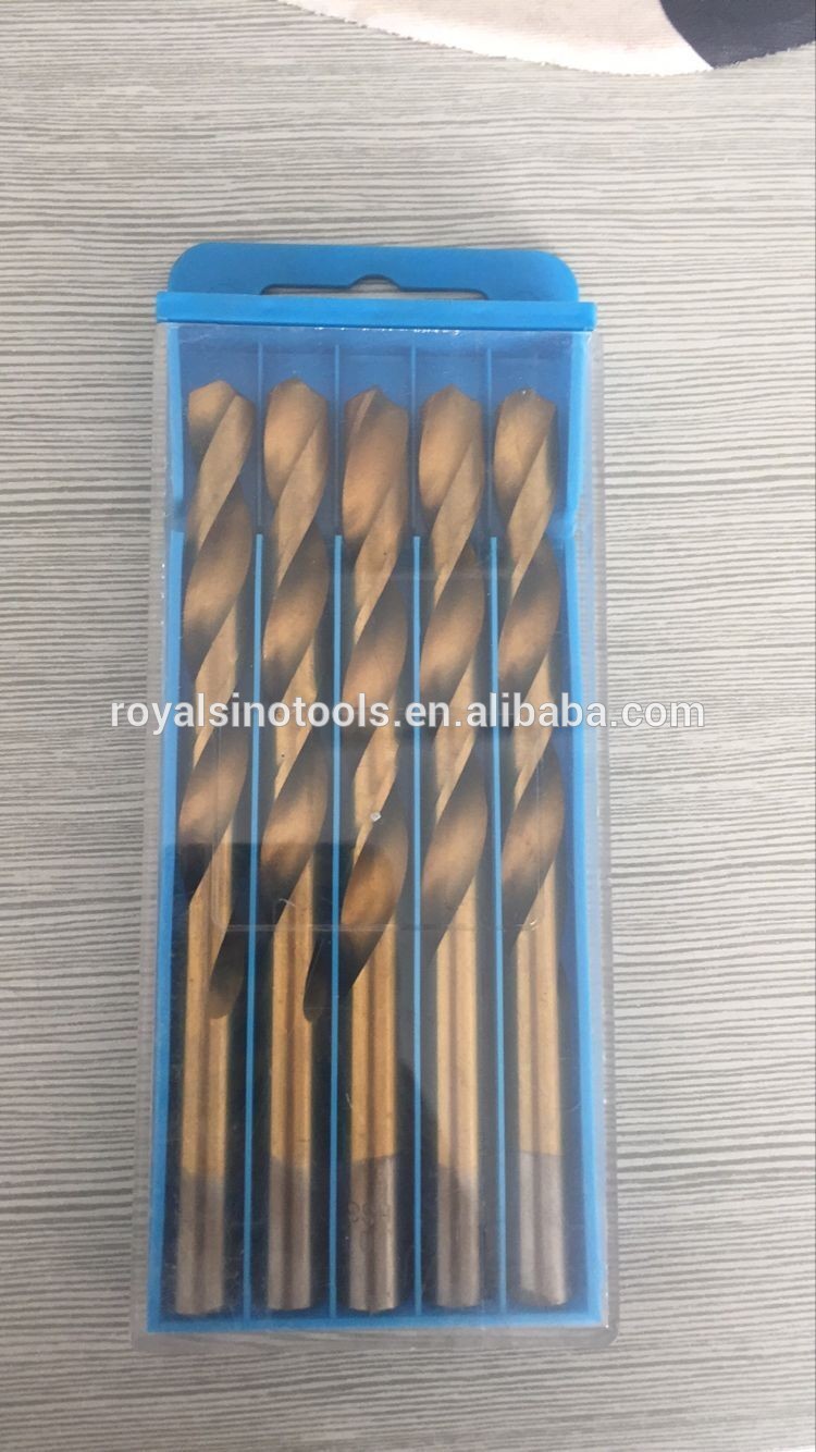 DIN338 fully ground M35 cobalt drill bits