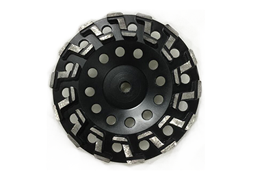 Laser welded diamond cup grinding wheel