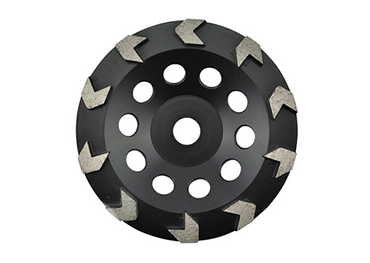 Arrow type diamond cup grinding wheel